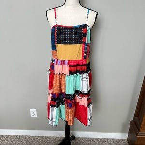NWOT SHEIN Curve Patchwork Cami Dress